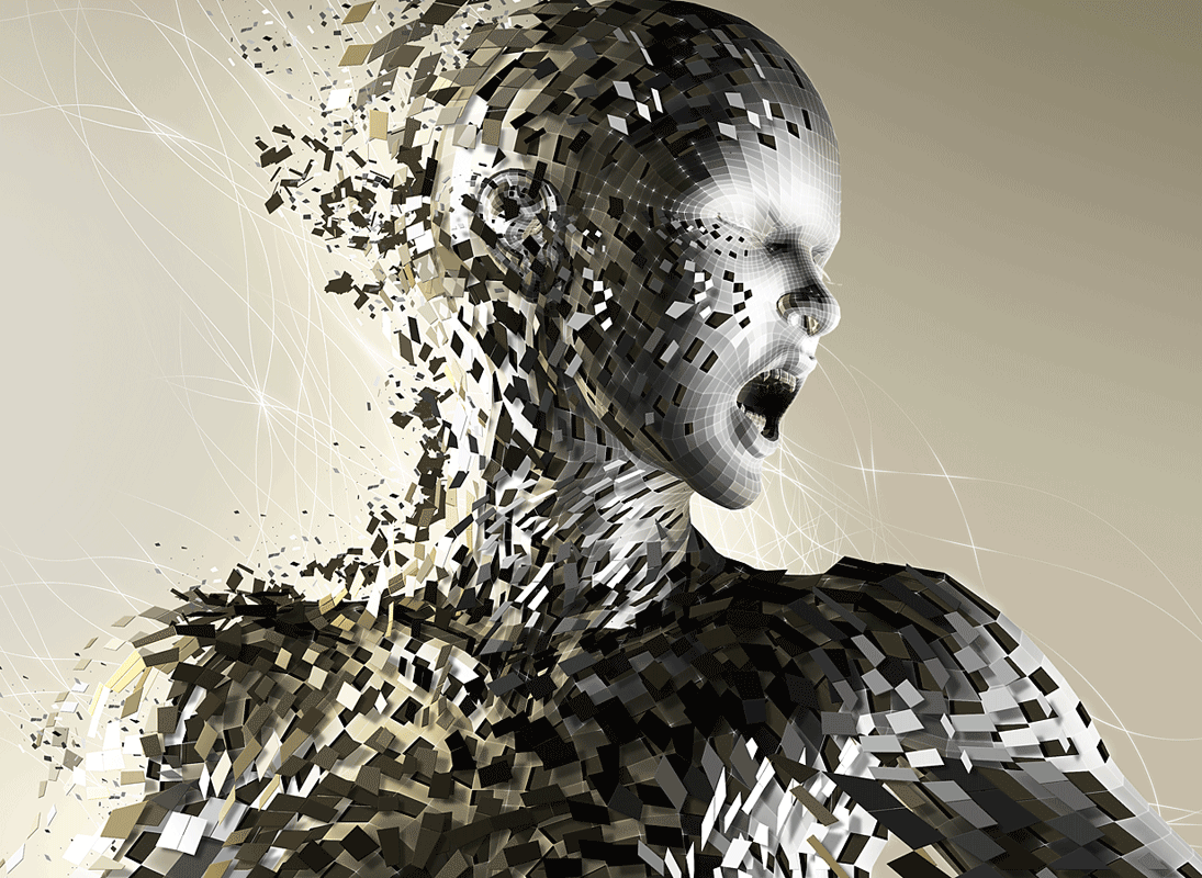 The Shattered Self - Fragment Art by Cris Vector